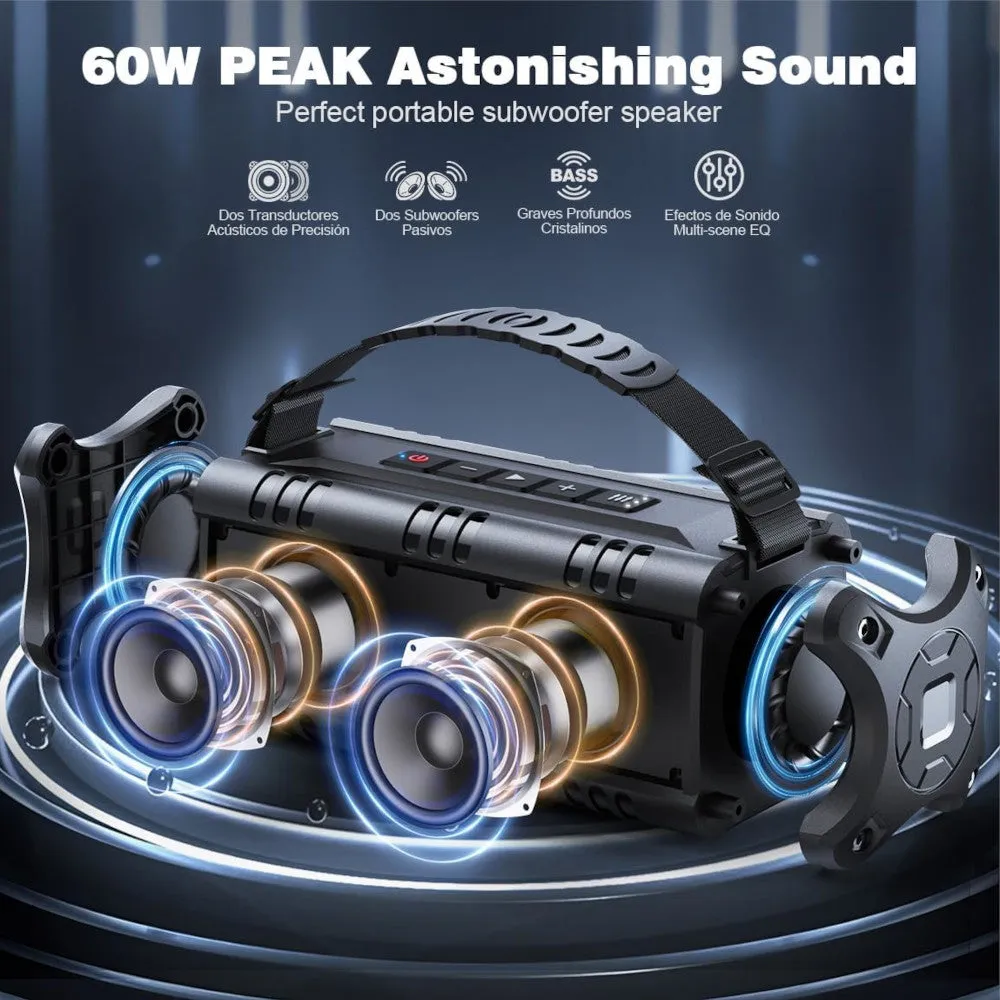 Bluetooth Speaker W-KING D8MINI-1 Waterproof Wireless Powerful Portable Speakers