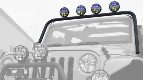 BODY ARMOR 4X4 | Jeep Wrangler JK 2007-2018 Front Light Bar Mount (JK-6126)