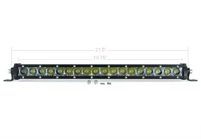 CALI RAISED LED 20" Slim Single Row LED Bar