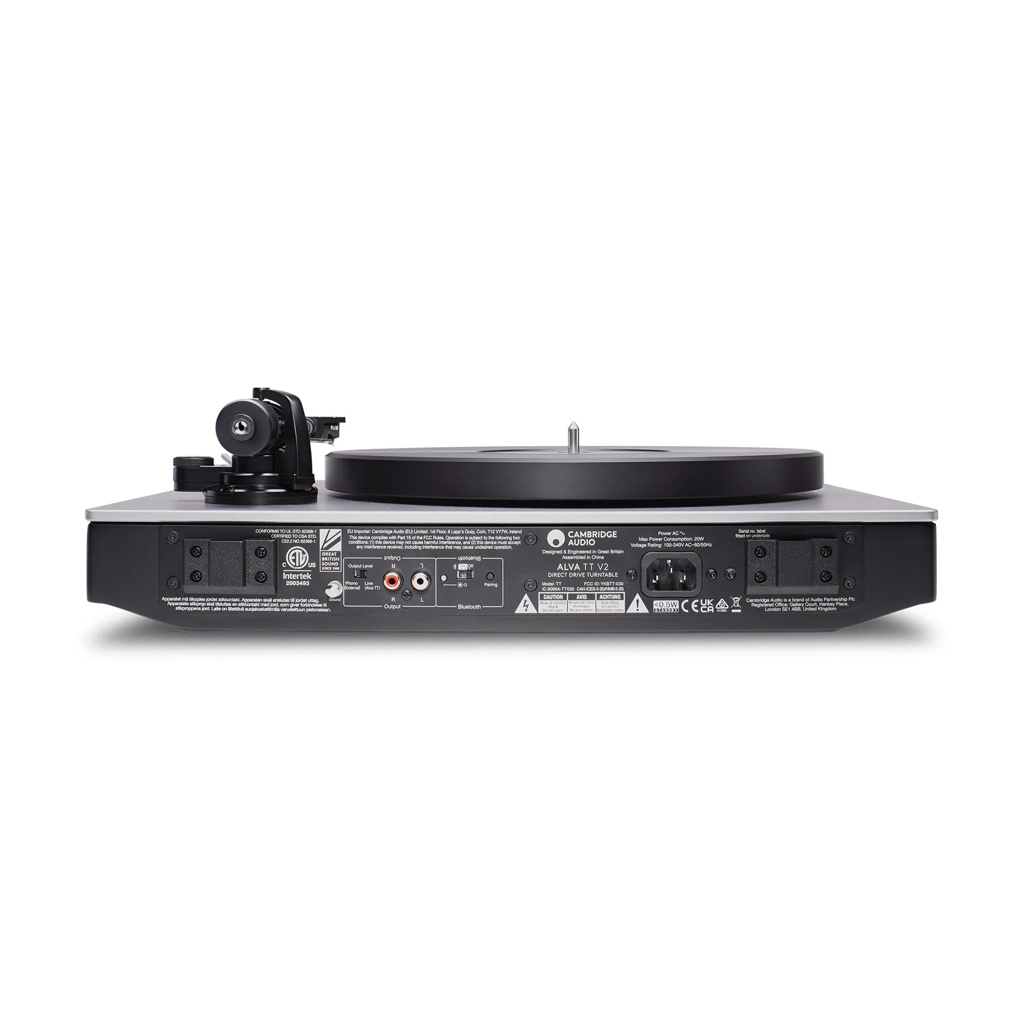Cambridge Audio Alva TT v2 Direct Drive Turntable with Bluetooth aptX HD