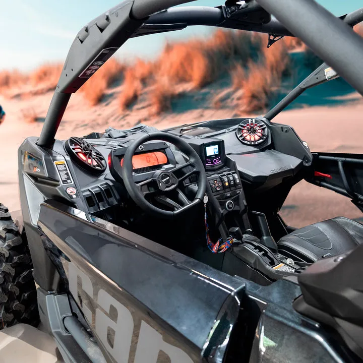 Can-Am Maverick X3 Stage 1 Dash Panel Speaker Enclosures - 1000 Watts MAX