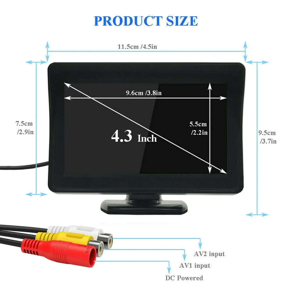 Car Backup Camera Rear View HD Parking System Night Vision with