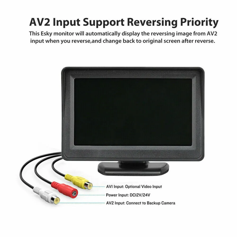 Car Backup Camera Rear View HD Parking System Night Vision with