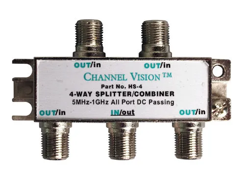 Channel Vision HS-4 4-Way Splitter/Combiner