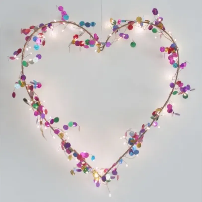 Vibrant Multi-Colored Confetti String Lights for Celebrations