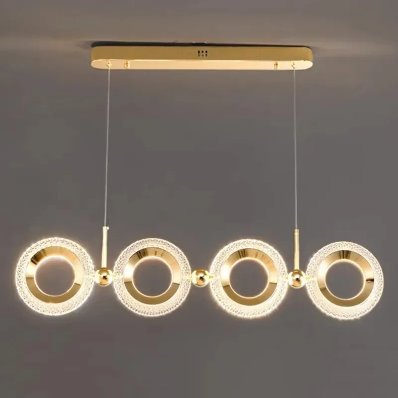 Contemporary Crystal LED Pendant Lights: Stylish Illumination for Living and Dining Rooms