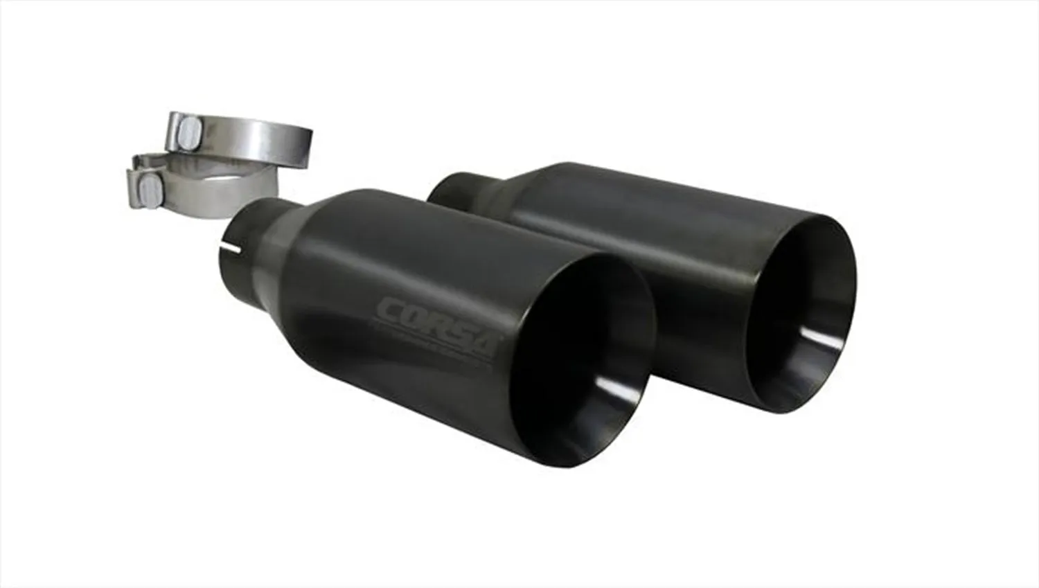 Corsa Performance 14051GNM Two Single 5 Inch Gunmetal PVD Pro-Series Tips Clamps Included Stainless Steel Corsa Performance