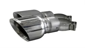 Corsa Performance 14346 Two Single 4.5 Inch Polished Tips Clamps Included Single Rear Exits For Corsa Mustang GT Exhaust Only Stainless Steel Corsa Performance