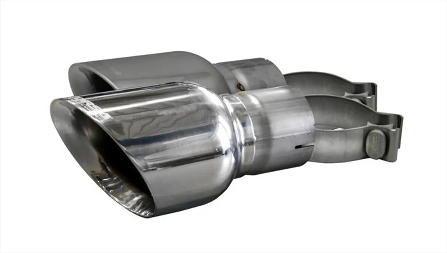 Corsa Performance 14346 Two Single 4.5 Inch Polished Tips Clamps Included Single Rear Exits For Corsa Mustang GT Exhaust Only Stainless Steel Corsa Performance
