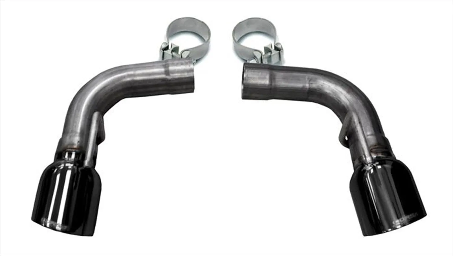 Corsa Performance 14775BLK Two Single 4.5 Inch Black Tips Clamps Included Dual Rear Exit For Corsa Camaro SS Exhaust Only Stainless Steel Corsa Performance