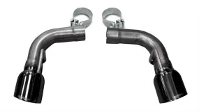 Corsa Performance 14775BLK Two Single 4.5 Inch Black Tips Clamps Included Dual Rear Exit For Corsa Camaro SS Exhaust Only Stainless Steel Corsa Performance