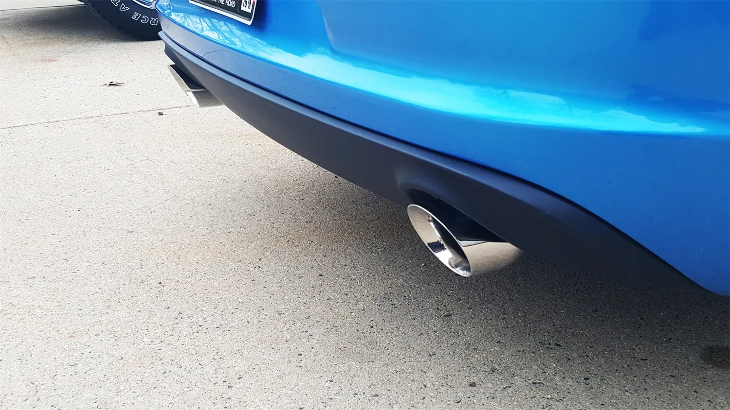 Corsa Performance 14977 Two Single 4.0 Inch Polished Tip (Clamp Included) Single Rear Exit For Corsa Dodge Charger Exhaust Only Stainless Steel Corsa Performance