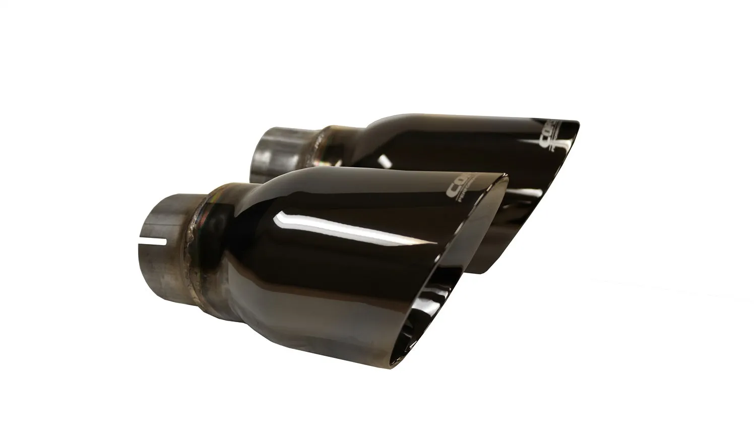 Corsa Performance 14977BLK Two Single 4.0 Inch Black Tip (Clamp Included) Single Rear Exit For Corsa Dodge Charger Exhaust Only Stainless Steel Corsa Performance