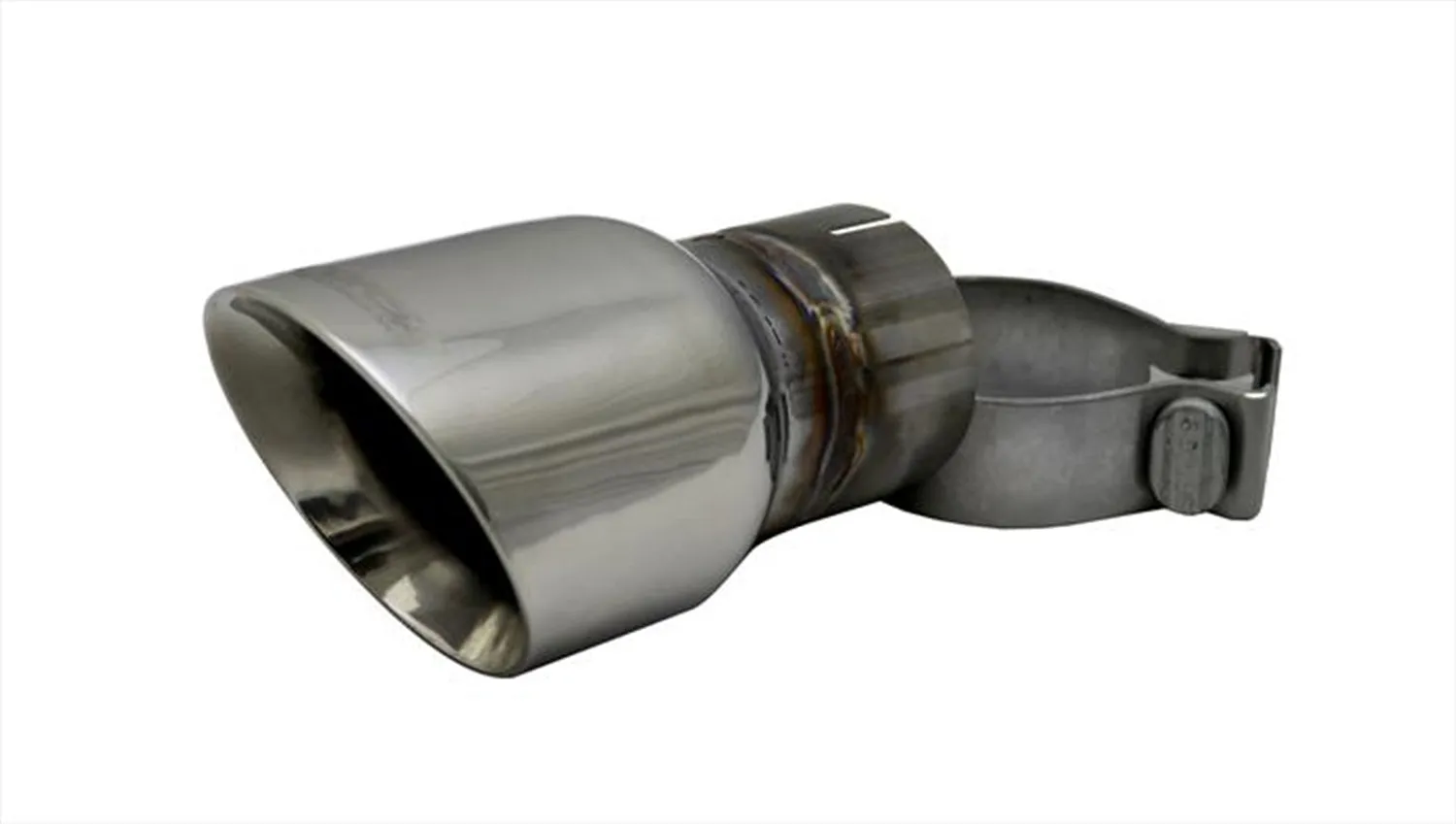 Corsa Performance TK002 Single 3.5 Inch Polished Pro-Series Tip (Clamp Included) 2.5 Inch Inlet Universal Stainless Steel Corsa Performance