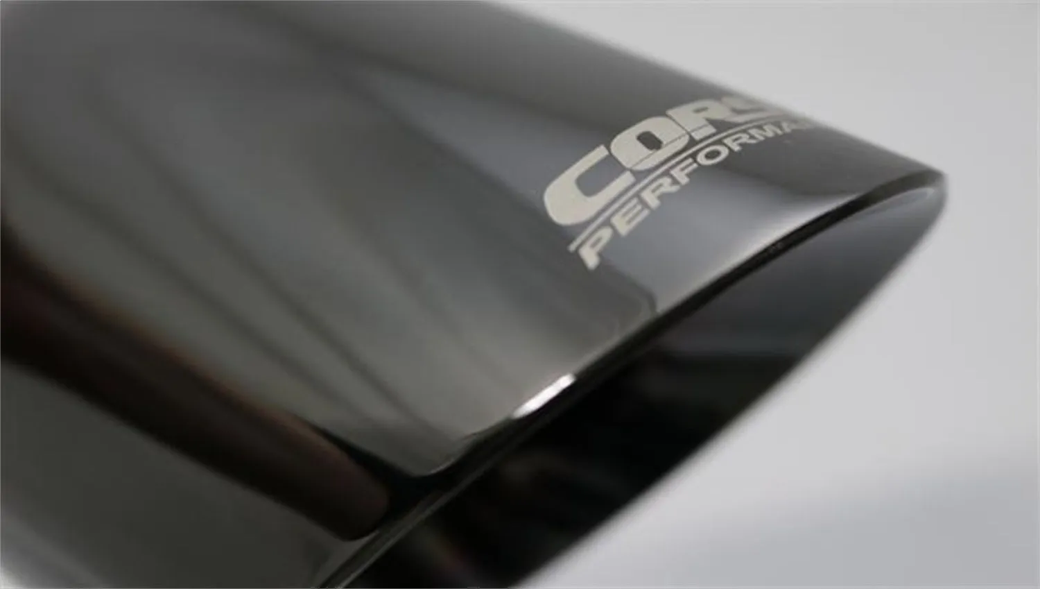 Corsa Performance TK002BLK Single 3.5 Inch Black Pro-Series Tip (Clamp Included) 2.5 Inch Inlet Universal Stainless Steel Corsa Performance