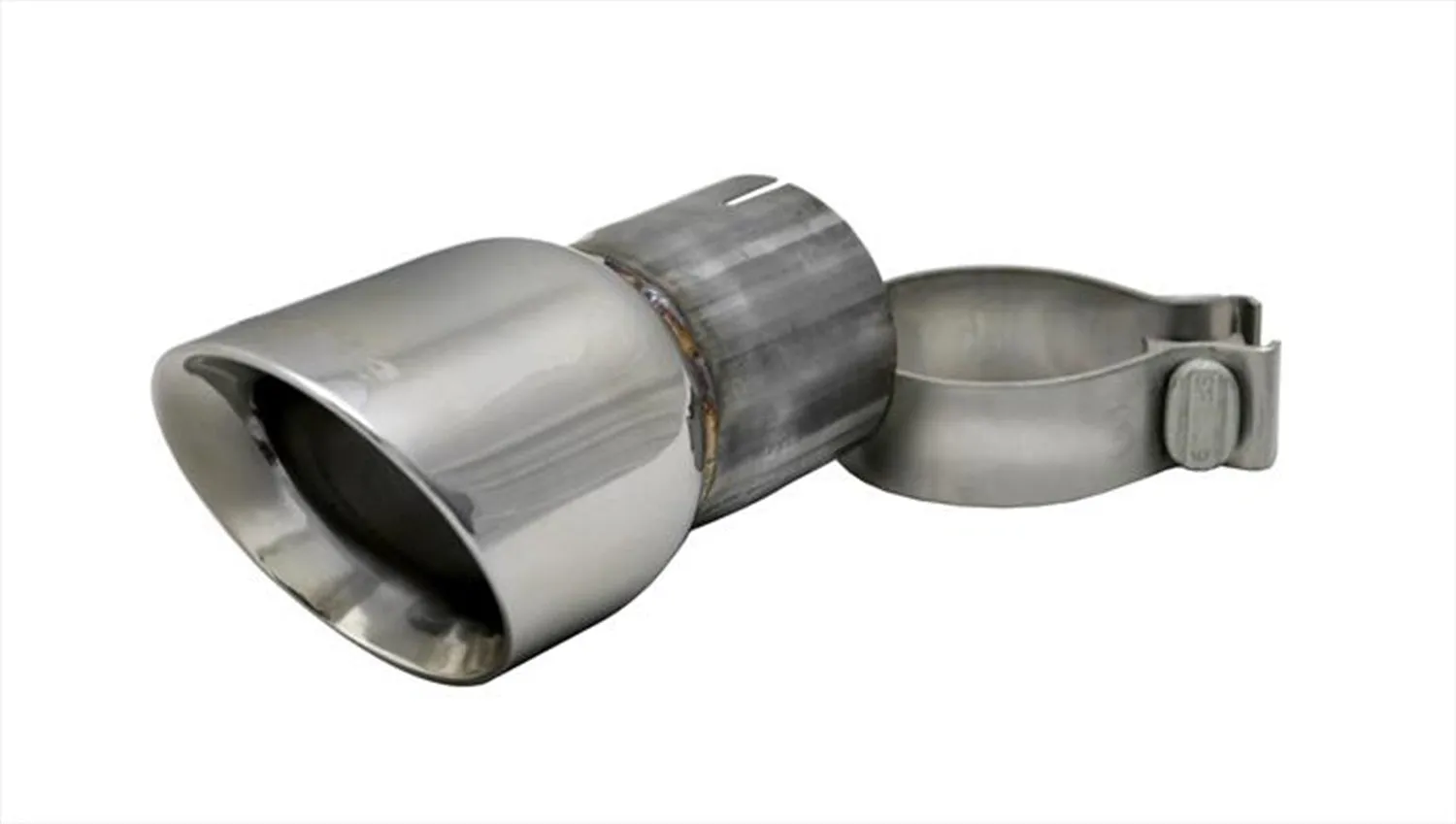 Corsa Performance TK003 Single 3.5 Inch Polished Pro-Series Tip (Clamp Included) 2.75 Inlet Pipe Universal Stainless Steel Corsa Performance