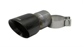 Corsa Performance TK003BLK Single 3.5 Inch Black Pro-Series Tip (Clamp Included) 2.75 Inch Inlet Universal Stainless Steel Corsa Performance