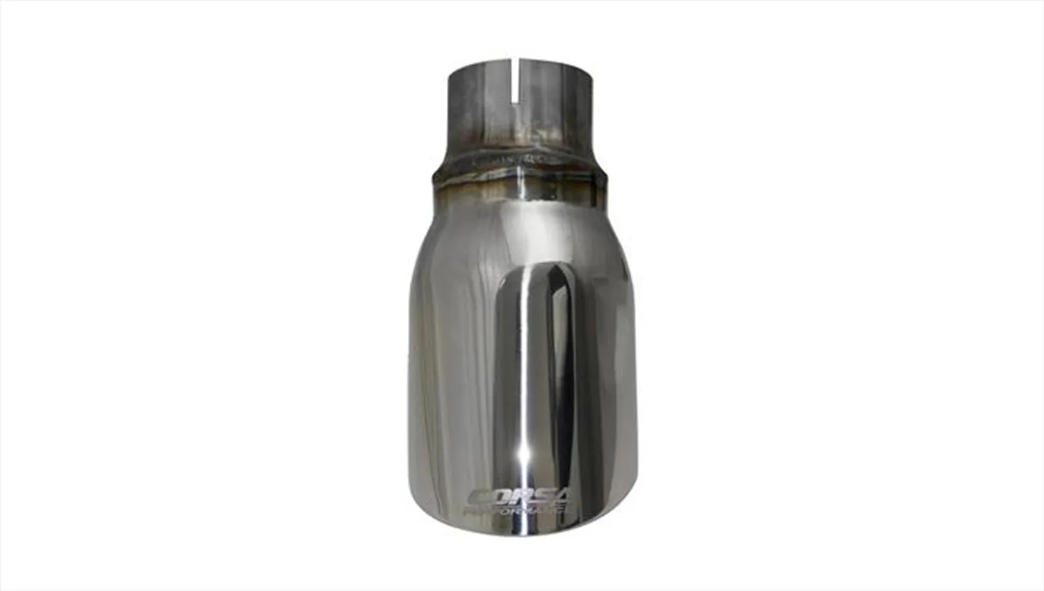 Corsa Performance TK004 Single 4.0 Inch Polished Pro-Series Tip (Clamp Included) 2.5 Inch Inlet Universal Stainless Steel Corsa Performance