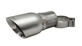 Corsa Performance TK005 Single 4.0 Inch Polished Pro-Series Tip (Clamp Included) 2.75 Inch Inlet Universal Stainless Steel Corsa Performance