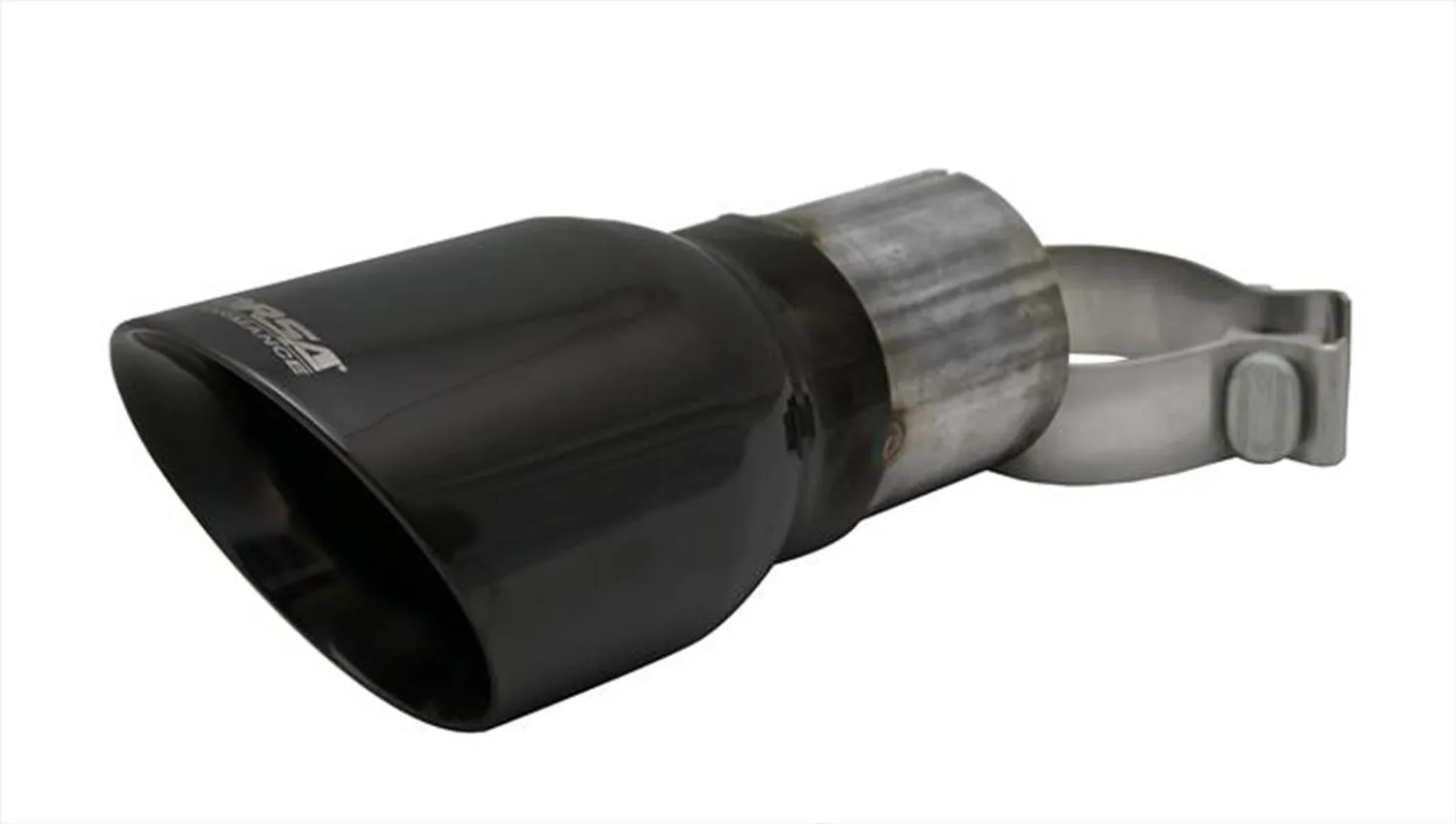 Corsa Performance TK005BLK Single 4.0 Inch Black Pro-Series Tip (Clamp Included) 2.75 Inch Inlet Universal Stainless Steel Corsa Performance