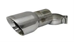 Corsa Performance TK006 Single 4.0 Inch Polished Pro-Series Tip (Clamp Included) 3.0 Inch Inlet Universal Stainless Steel Corsa Performance