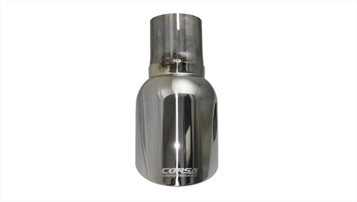 Corsa Performance TK008 Single 4.5 Inch Polished Pro-Series Tip (Clamp Included) 2.75 Inch Inlet Universal Stainless Steel Corsa Performance