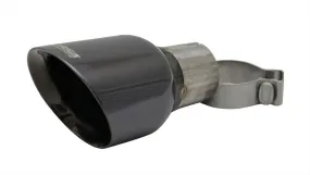Corsa Performance TK008BLK Single 4.5 Inch Black Pro-Series Tip (Clamp Included) 2.75 Inch Inlet Universal Stainless Steel Corsa Performance