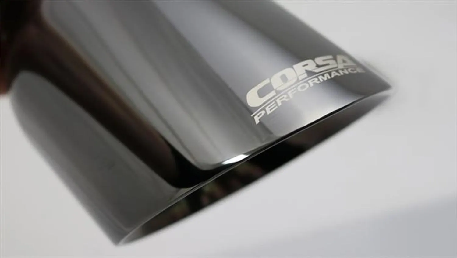 Corsa Performance TK008BLK Single 4.5 Inch Black Pro-Series Tip (Clamp Included) 2.75 Inch Inlet Universal Stainless Steel Corsa Performance