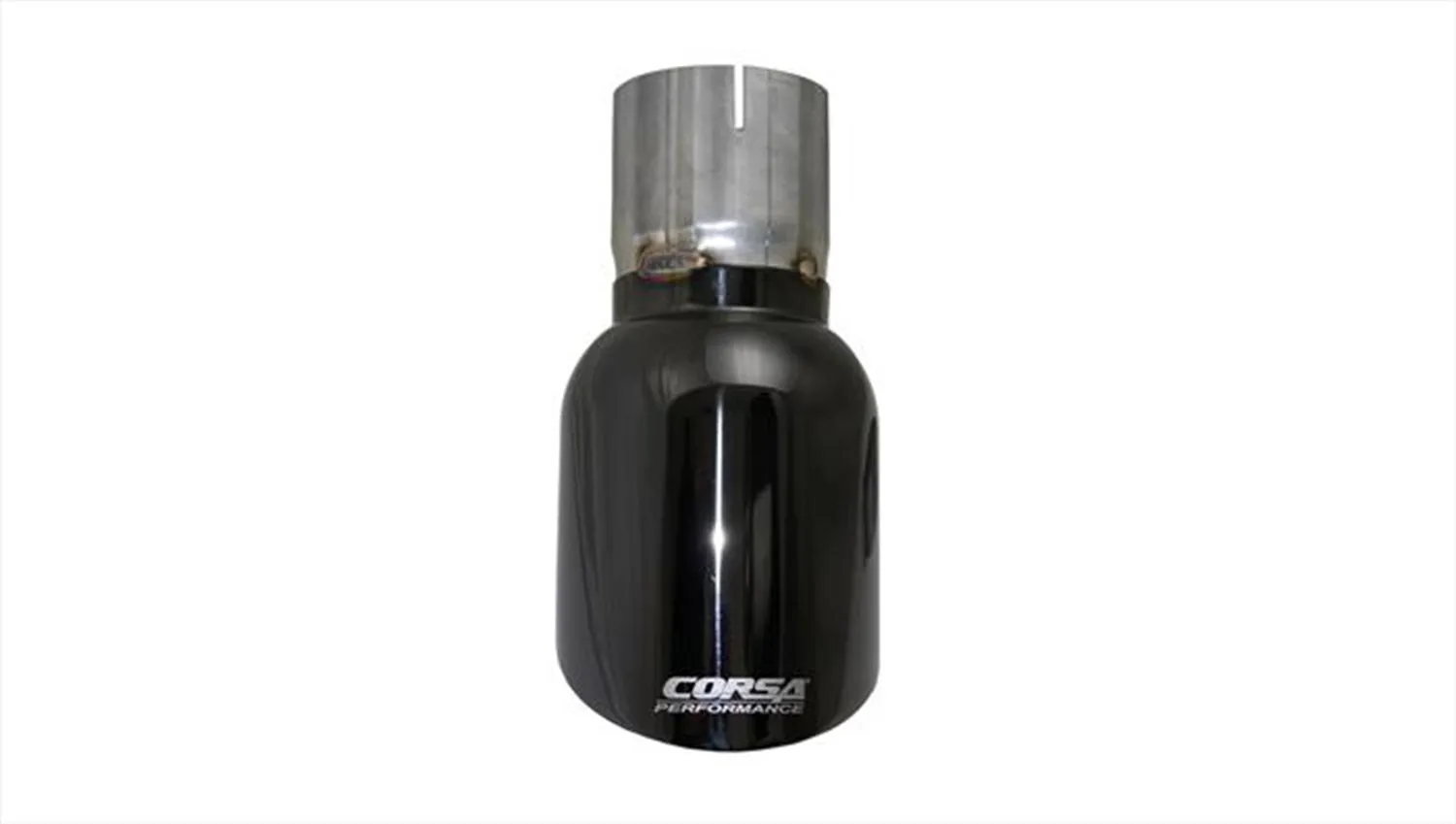 Corsa Performance TK009BLK Single 4.5 Inch Black Pro-Series Tip (Clamp Included) 3.0 Inch Inlet Fits 09-17 Dodge Ram (2 Required) Stainless Steel Corsa Performance