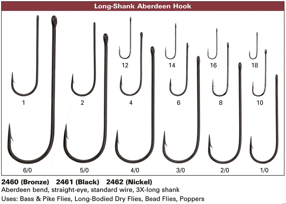 Daiichi 2460 Multi-Use Aberdeen Hook - Bronze