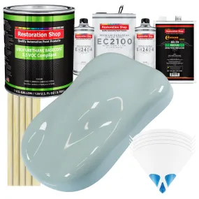 Diamond Blue - LOW VOC Urethane Basecoat with European Clearcoat Auto Paint - Complete Gallon Paint Color Kit - Automotive Coating