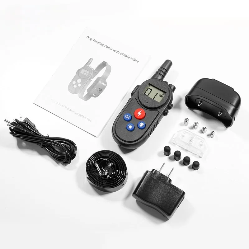 Dog Training Collar New Product Anti-Barking  Repellent Intercom Electric Shock   Pet Supplies Training Aids