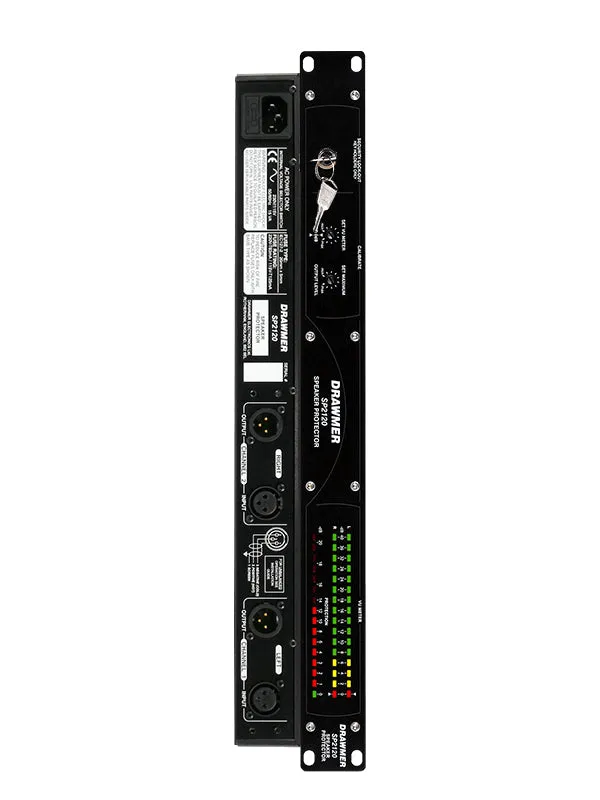 Drawmer SP2120 1U-Stereo Speaker Protector/Sound Level Limiter