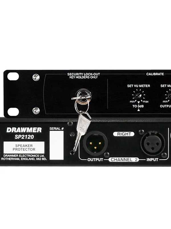 Drawmer SP2120 1U-Stereo Speaker Protector/Sound Level Limiter