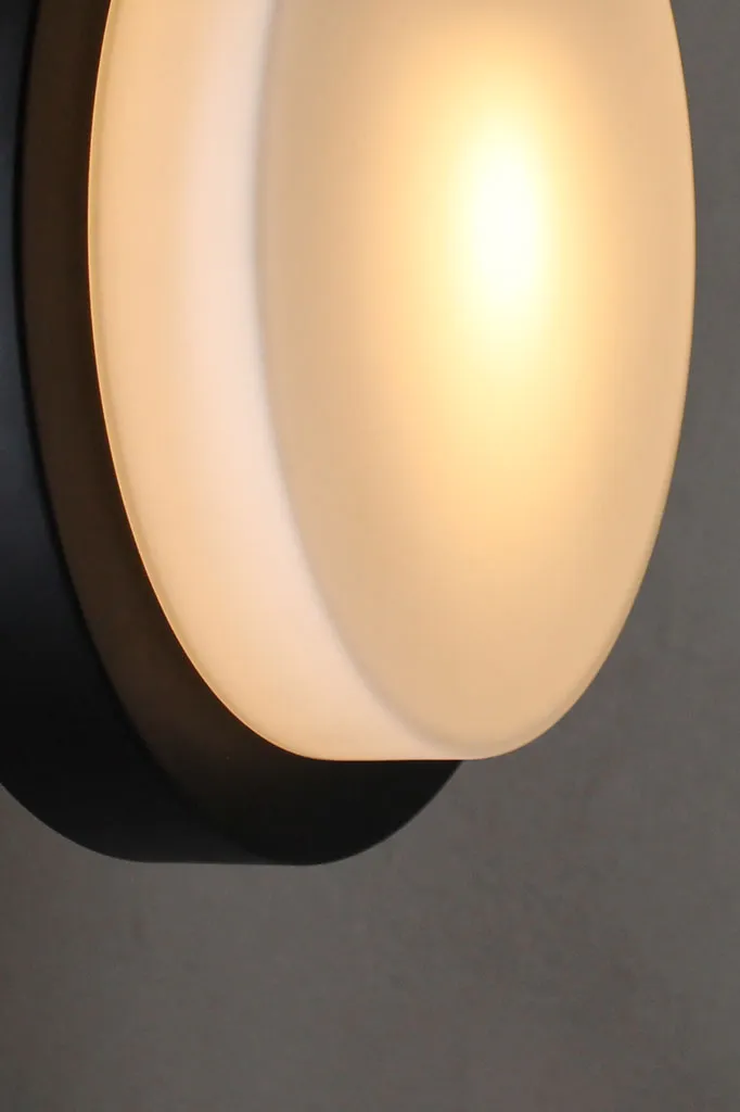 Ealing Glass Exterior Wall Light