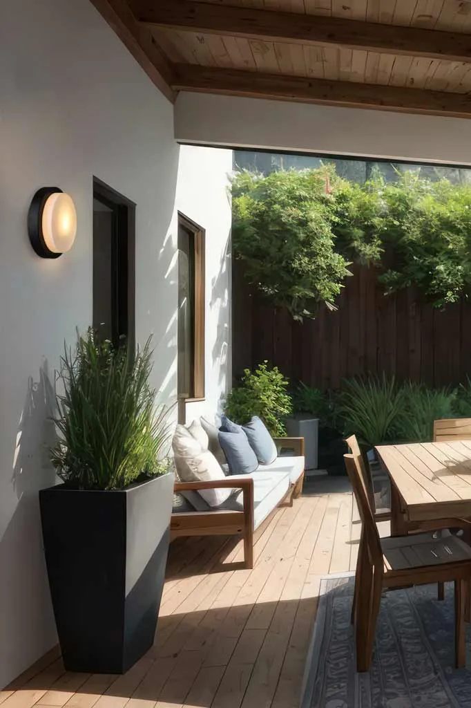 Ealing Glass Exterior Wall Light