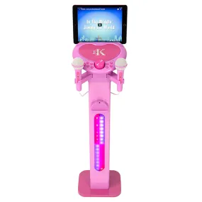 Easy Karaoke Bluetooth Kids Singalong Pedestal Karaoke Machine ~ Pink