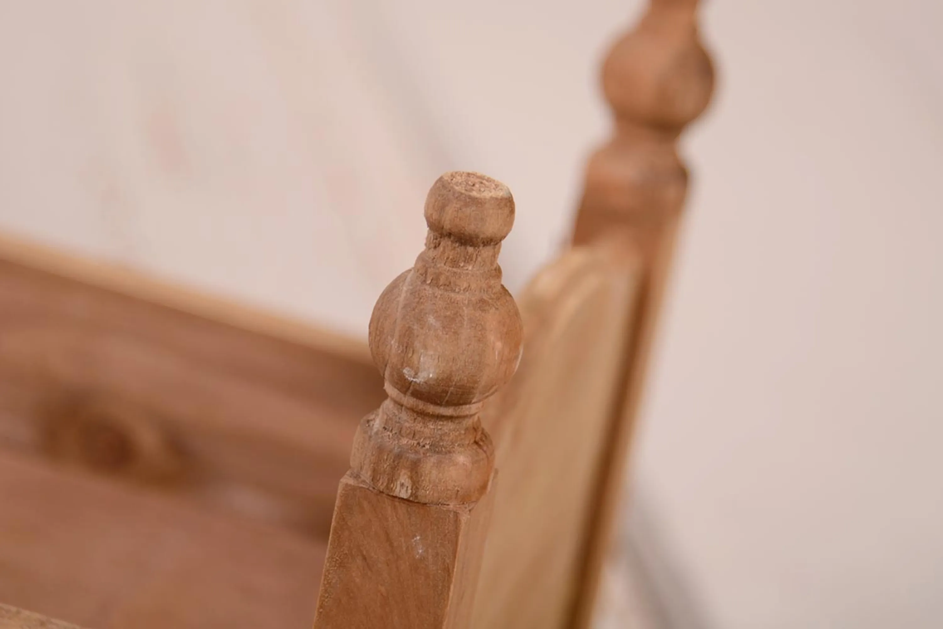 Elysian Rustic Bed - Natural