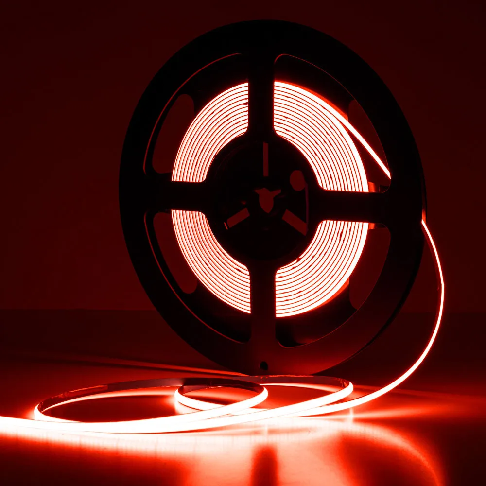 FCOB COB FOB LED Light Strip 480LEDs 4mm High Density Light Linear Ribbon 3000K 4000K 6000K Dimmable 12V 24V