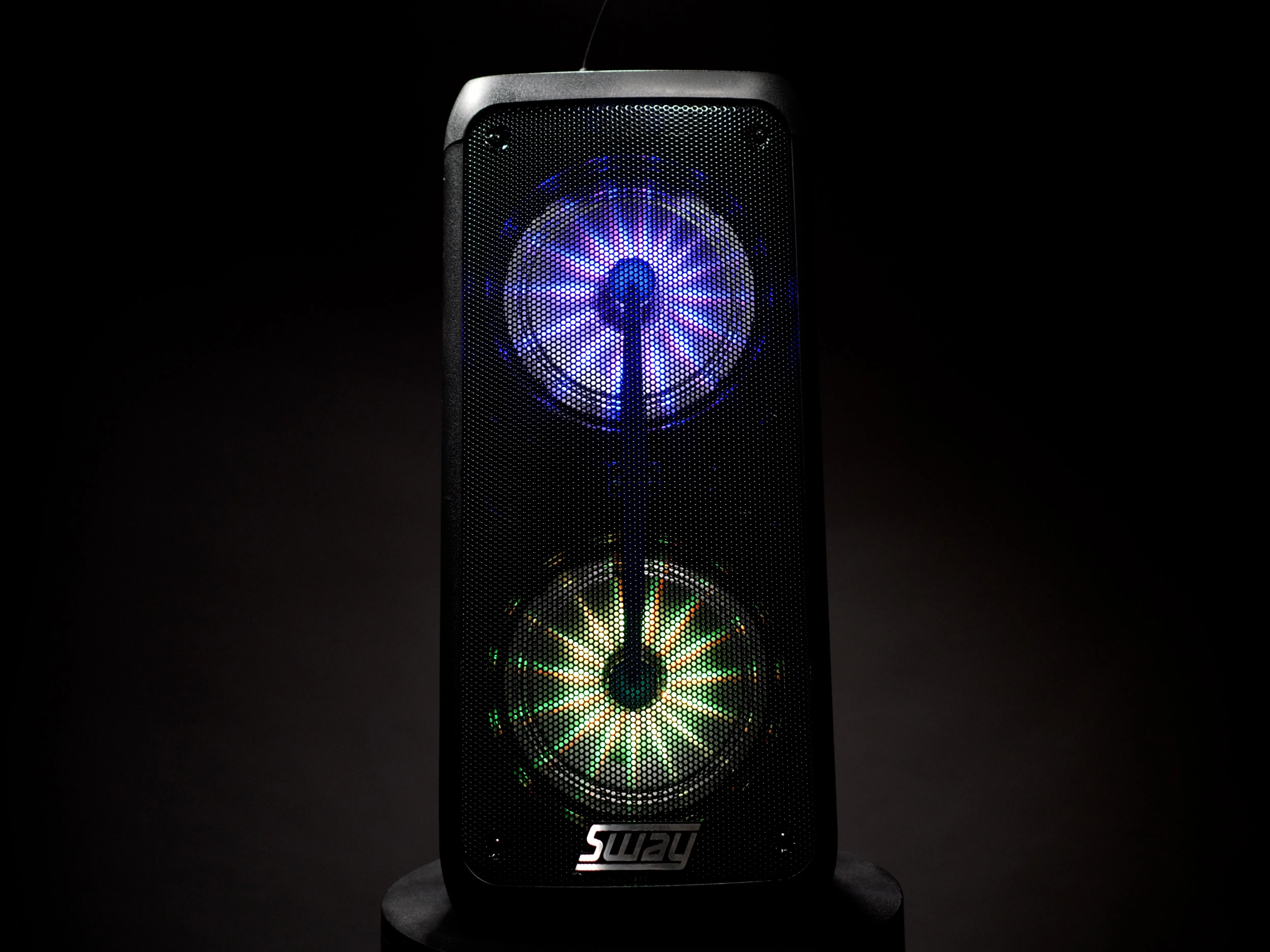 Fire Flame 6 | Karaoke Party Speaker | Full Motion LED / Wired Mic / Remote