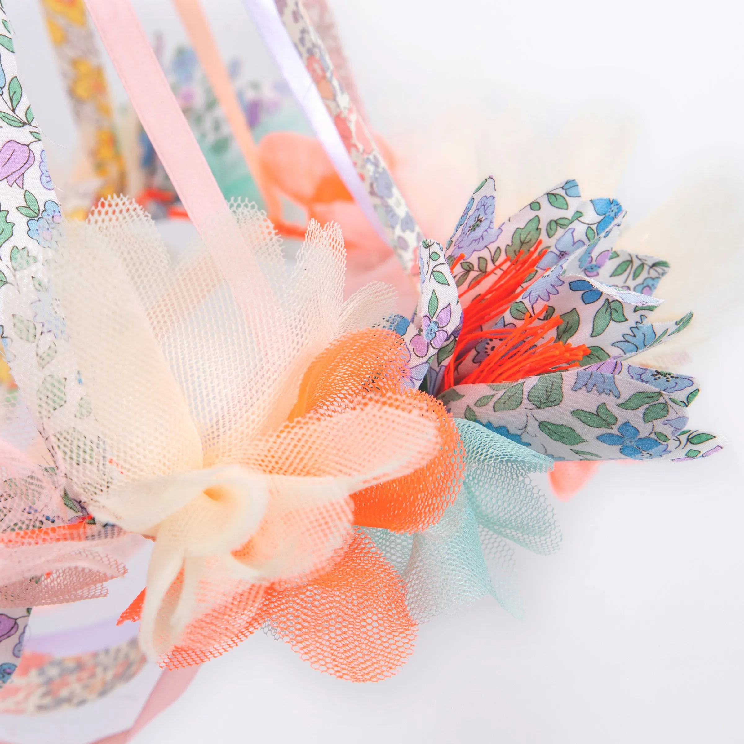 Floral Fabric Chandelier