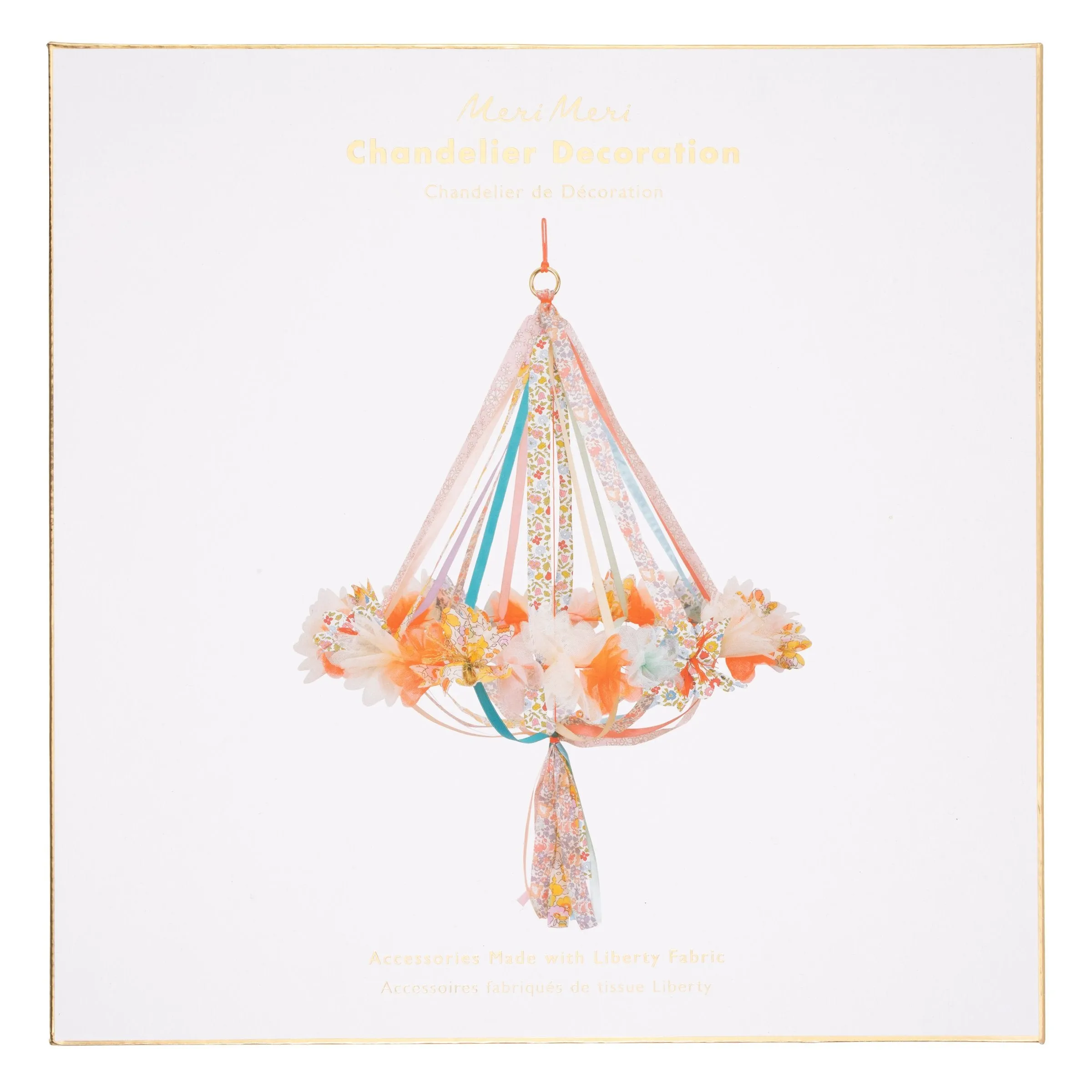 Floral Fabric Chandelier