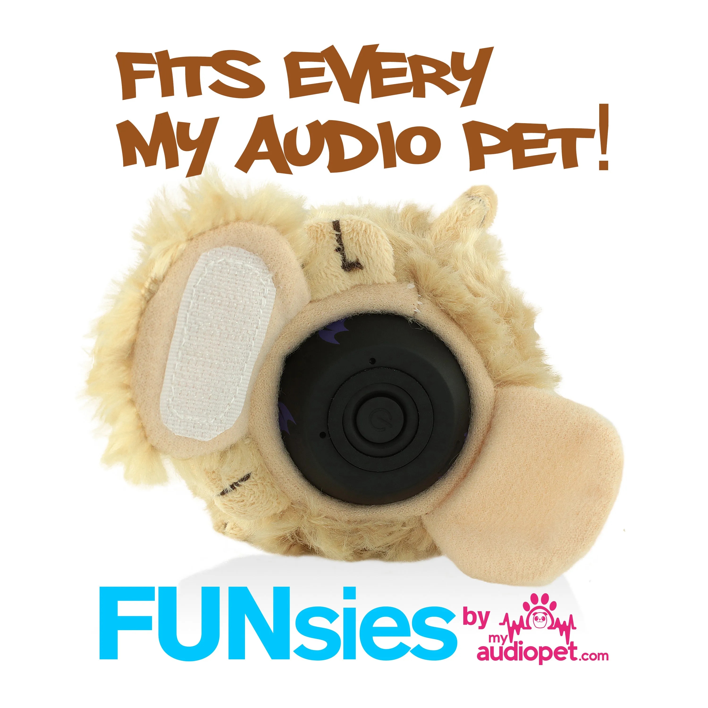 Fluffy Bear FUNsies Speaker Cover