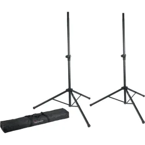Gator Frameworks GFW-SPK-2000SET Pair of GFW-SPK-2000 Speaker Stands w/ Carry Bag