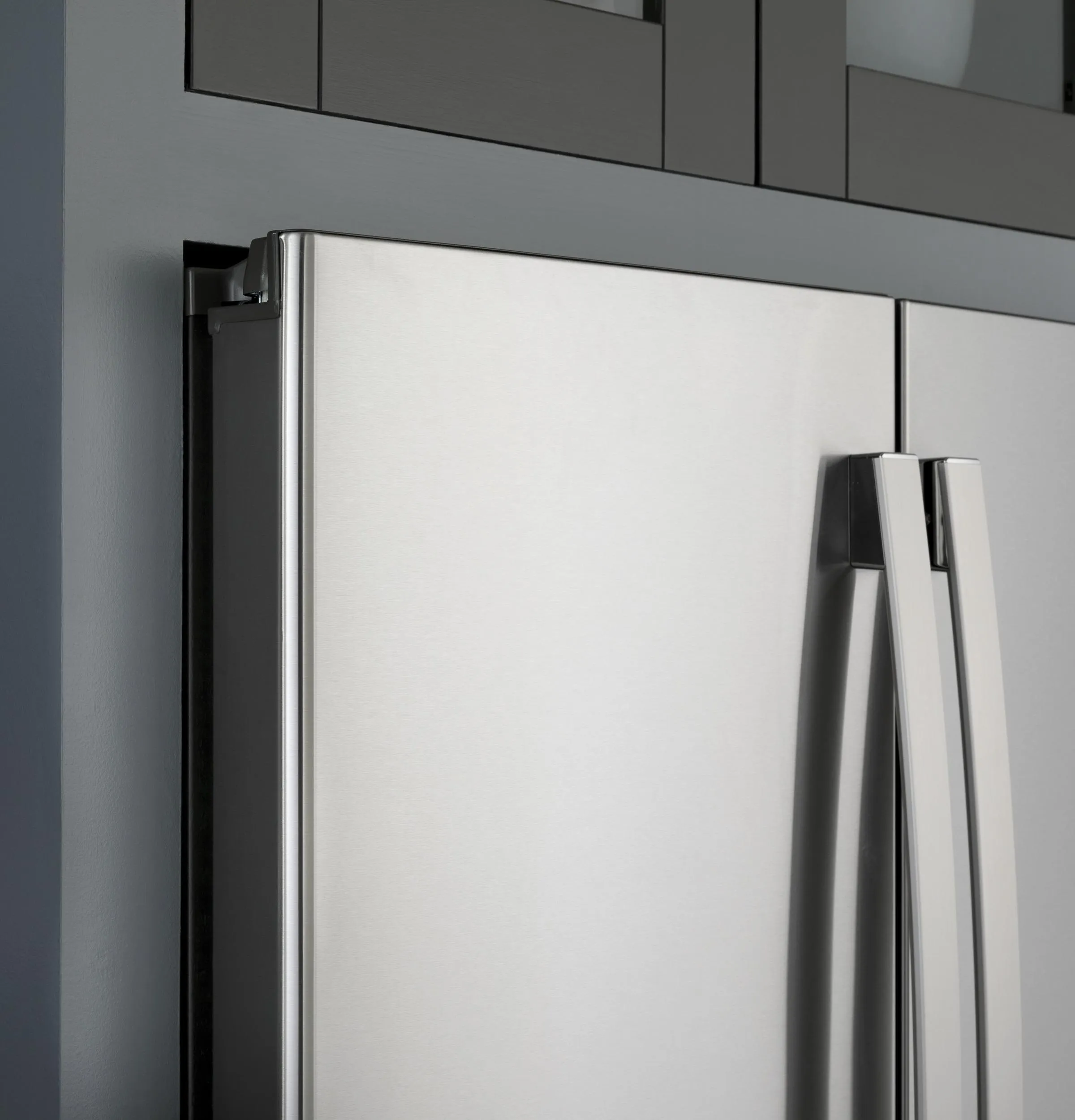 GE Profile™ Series ENERGY STAR® 22.1 Cu. Ft. Smart Counter-Depth Fingerprint Resistant French-Door Refrigerator with Keurig® K-Cup® Brewing System