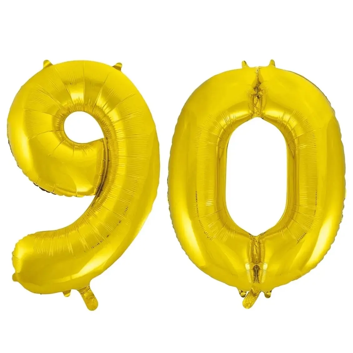 Giant Number 90 Foil Balloons - Gold