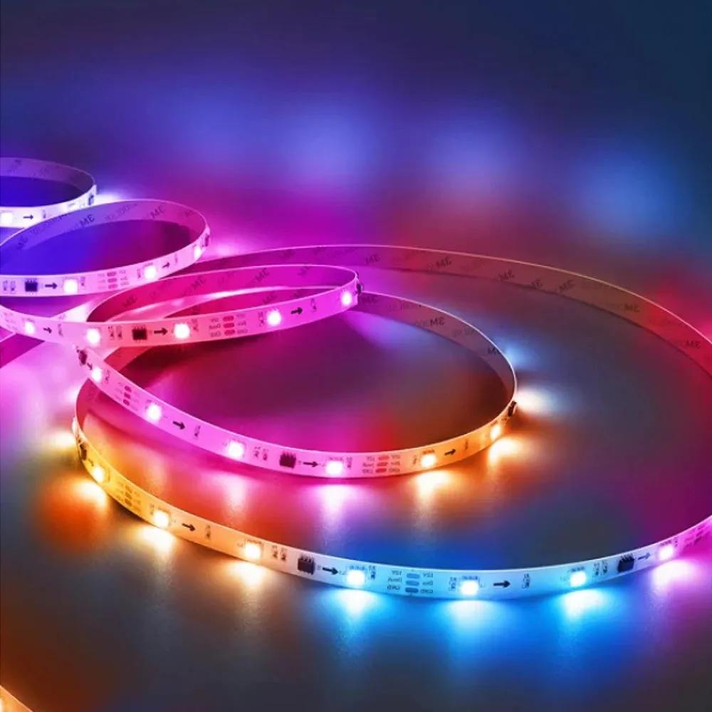Govee RGBIC Wi-Fi   Bluetooth Smart LED Strip Light with Protective Coating - White | H619C2D1-OF-UK