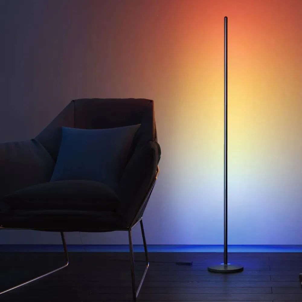Govee RGBICW Smart Corner Floor Lamp - Black | H6076211-OF-UK
