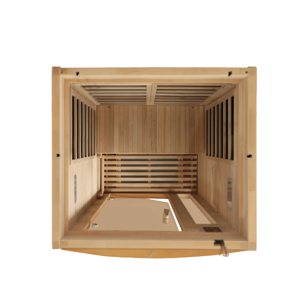 Gracia 1-2 Person Low EMF FAR Infrared Sauna - Canadian Hemlock