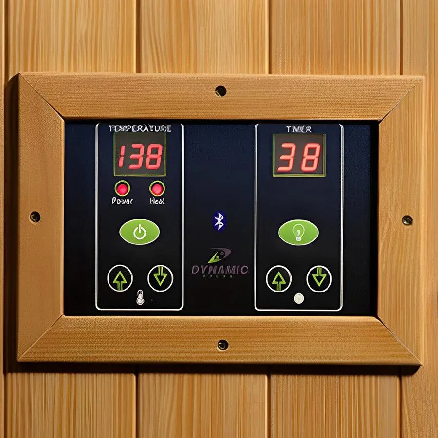 Gracia 1-2 Person Low EMF FAR Infrared Sauna - Canadian Hemlock